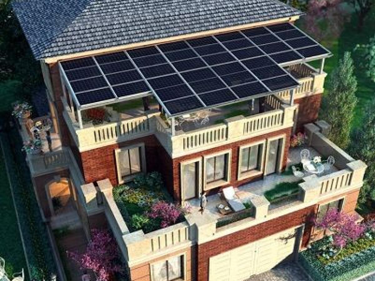 屋頂花園光伏電站